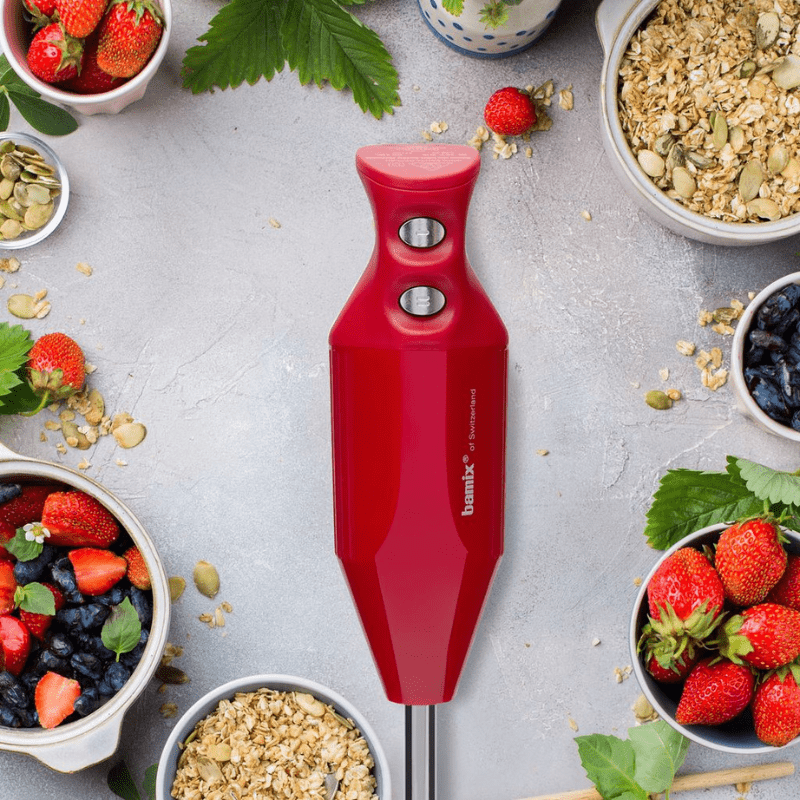 Bamix Mono Immersion Stick Blender 140W Red The Homestore Auckland