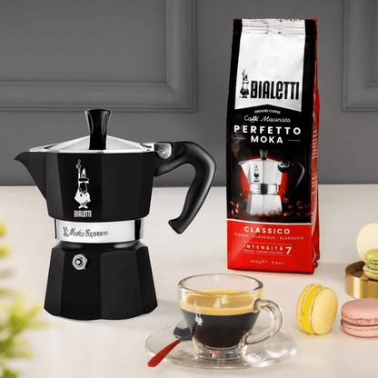 Bialetti Moka Express Black 6 Cup The Homestore Auckland