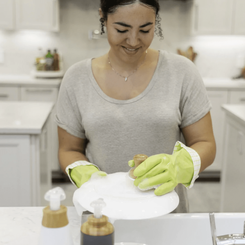 Full Circle Splash Patrol Natural Latex Cleaning Gloves The Homestore Auckland