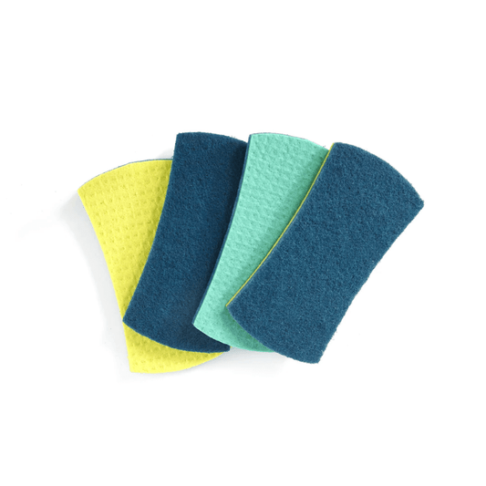 Full Circle Stretch Recycled Counter Scrubbers Set of 4 The Homestore Auckland