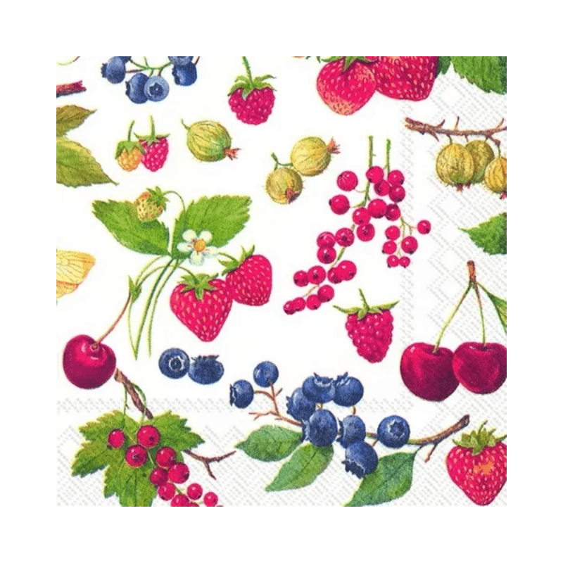 IHR Cocktail Fruits Of Summer Napkins Pack of 20 The Homestore Auckland