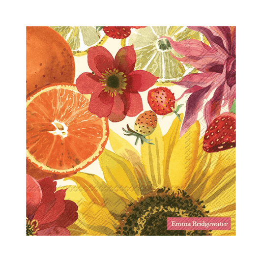 IHR Luncheon Emma Bridgewater Fruits and Flowers Napkins Pack of 20 The Homestore Auckland