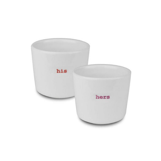 Keith Brymer Jones Egg Cups - his and hers The Homestore Auckland