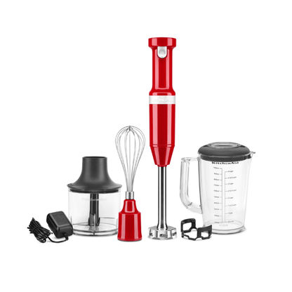 KitchenAid Cordless Variable Speed Hand Blender Empire Red The Homestore Auckland