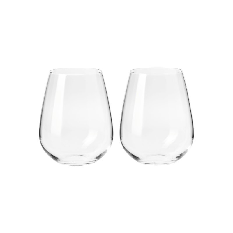 Krosno Duet Stemless Wine Glass 500ml Set Of 2 The Homestore Auckland
