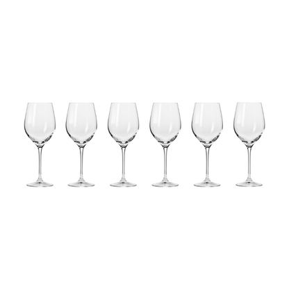 Krosno Harmony Wine Glass 370ml Set Of 6 The Homestore Auckland
