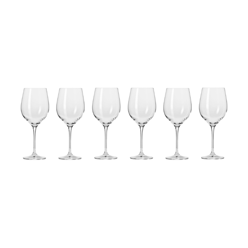 Krosno Harmony Wine Glass 450ml Set Of 6 The Homestore Auckland