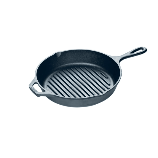 Lodge Cast Iron Round Grill Pan 26cm The Homestore Auckland