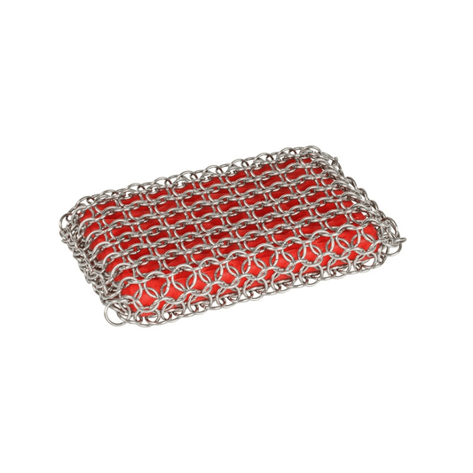 Lodge Chain Mail Scrubbing Pad Red The Homestore Auckland
