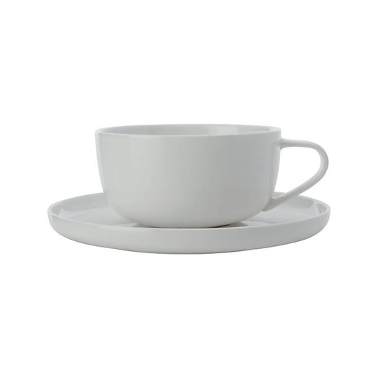Maxwell & Williams Cashmere High Rim Cup & Saucer 300ml The Homestore Auckland