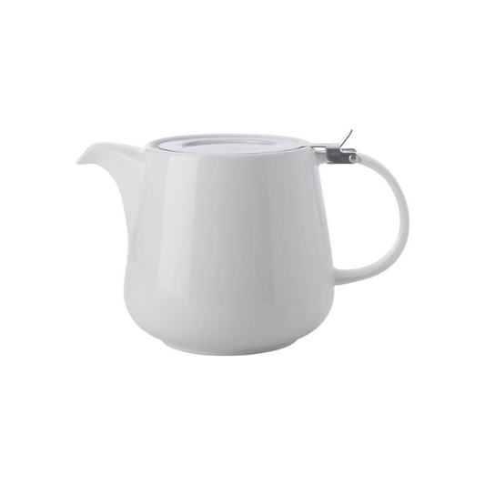 Maxwell & Williams White Basics Teapot With Infuser 600ml The Homestore Auckland