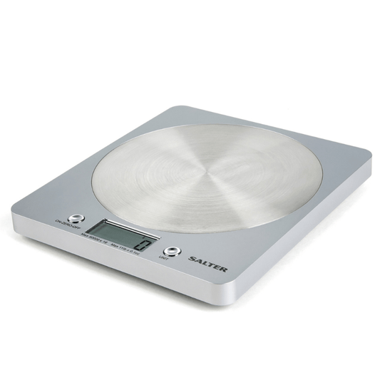 Salter Disc Electronic Kitchen Scale Silver 5kg Capacity The Homestore Auckland