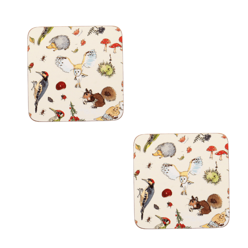 Ulster Weavers Coasters Woodland Set Of 4 The Homestore Auckland
