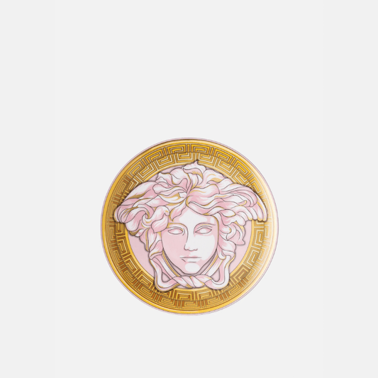 Versace Medusa Amplified Pink Coin Plate 17cm The Homestore Auckland