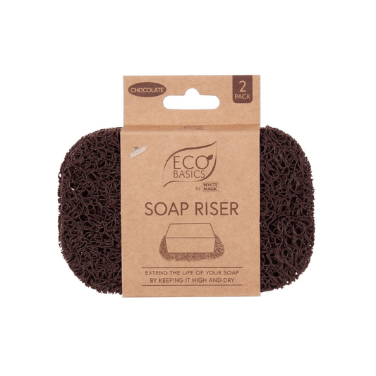 White Magic Eco Basics Soap Riser Chocolate 2-Pack The Homestore Auckland