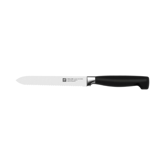 Zwilling Four Star Serrated Utility Knife 13cm The Homestore Auckland